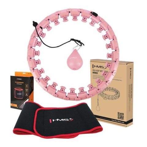 ZESTAW HULA HOP HHW01 PINK + PAS BR163 RED HMS ZESTAW HULA HOP HHW01 PINK + PAS BR163 RED HMS