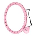 HULA HOP HHW02 LIGHT PINK + PAS WYSZCZUPLAJĄCY BR163 RED | Trening & Masaż