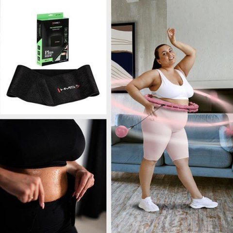 ZESTAW HULA HOP HHW11 LIGHT PINK Z WYPUSTKAMI I OBCIĄŻNIKIEM + PAS BR163 BLACK PLUS SIZE HMS ZESTAW HULA HOP HHW11 LIGHT PINK Z WYPUSTKAMI I OBCIĄŻNIKIEM + PAS BR163 BLACK PLUS SIZE HMS