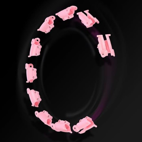 ZESTAW HULA HOP HHW11 LIGHT PINK Z WYPUSTKAMI I OBCIĄŻNIKIEM + PAS BR163 BLACK PLUS SIZE HMS ZESTAW HULA HOP HHW11 LIGHT PINK Z WYPUSTKAMI I OBCIĄŻNIKIEM + PAS BR163 BLACK PLUS SIZE HMS