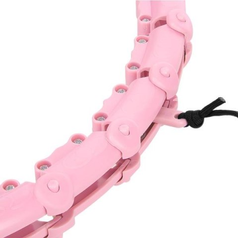 ZESTAW HULA HOP HHW11 LIGHT PINK Z WYPUSTKAMI I OBCIĄŻNIKIEM + PAS BR163 BLACK PLUS SIZE HMS ZESTAW HULA HOP HHW11 LIGHT PINK Z WYPUSTKAMI I OBCIĄŻNIKIEM + PAS BR163 BLACK PLUS SIZE HMS