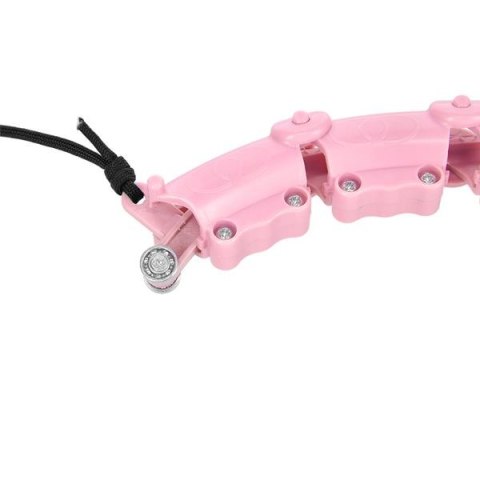 ZESTAW HULA HOP HHW11 LIGHT PINK Z WYPUSTKAMI I OBCIĄŻNIKIEM + PAS BR163 BLACK PLUS SIZE HMS ZESTAW HULA HOP HHW11 LIGHT PINK Z WYPUSTKAMI I OBCIĄŻNIKIEM + PAS BR163 BLACK PLUS SIZE HMS