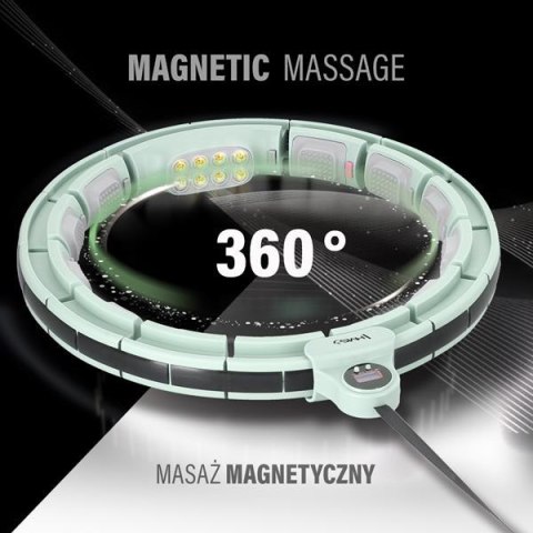 ZESTAW HULA HOP MAGNETYCZNY GREEN HHM13 Z LICZNIKIEM HMS + PAS WYSZCZUPLAJĄCY BR163 RED ZESTAW HULA HOP MAGNETYCZNY GREEN HHM13 Z LICZNIKIEM HMS + PAS WYSZCZUPLAJĄCY BR163 RED