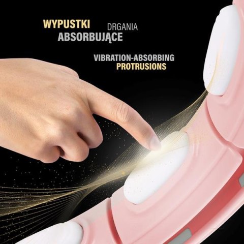 ZESTAW HULA HOP MAGNETYCZNY PINK HHM15 Z LICZNIKIEM HMS + PAS WYSZCZUPLAJĄCY BR163 RED ZESTAW HULA HOP MAGNETYCZNY PINK HHM15 Z LICZNIKIEM HMS + PAS WYSZCZUPLAJĄCY BR163 RED