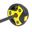 SBP15 Sztanga fitness 20 kg HMS chromowana z talerzami kolorowymi