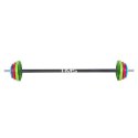 SBP20 Sztanga fitness 20 kg HMS chromowana z gumowanymi talerzami