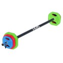 SBP20 Sztanga fitness 20 kg HMS chromowana z gumowanymi talerzami
