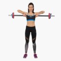 SBP20 Sztanga fitness 20 kg HMS chromowana z gumowanymi talerzami
