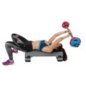 SBP20 Sztanga fitness 20 kg HMS chromowana z gumowanymi talerzami