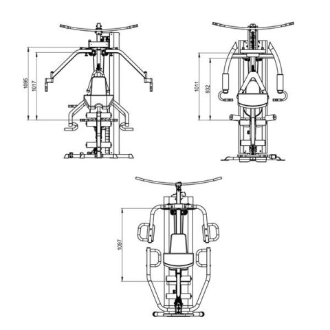 TYTAN 10R ATLAS DO ĆWICZEŃ 200 LBS (90 KG) HMS TYTAN 10R ATLAS DO ĆWICZEŃ 200 LBS (90 KG) HMS
