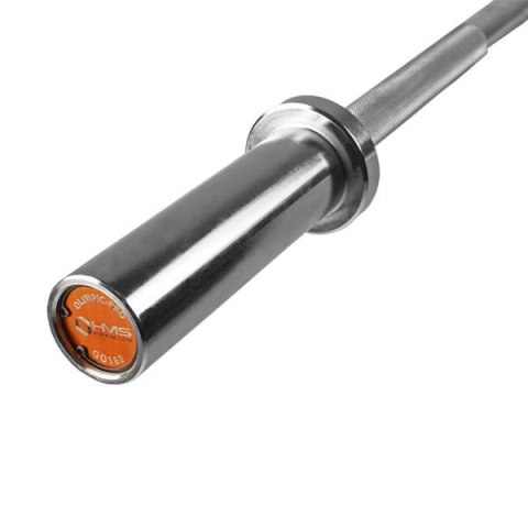GO160 Prosty gryf olimpijski 120 cm 8,3 kg HMS Premium chromowany GO160 Prosty gryf olimpijski 120 cm 8,3 kg HMS Premium chromowany