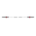 GO450 (+ ZG1000R) GRYF OLIMPIJSKI 18.5KG 2200MM HMS Z ZACISKAMI LOCK JAW RED
