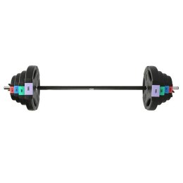 GSPO40 Sztanga z talerzami 42 kg ONE FITNESS Czarny – Domowa siłownia