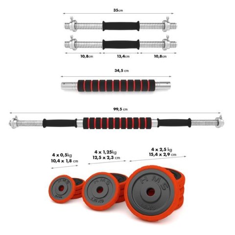 SGGX20 SZTANGIELKI GUMOWANE 20KG HMS SGGX20 SZTANGIELKI GUMOWANE 20KG HMS