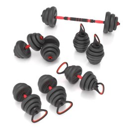 SGN120 PRO SET 6w1 Zestaw ciężarów 20 kg HMS