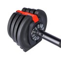 Zestaw Sztangielek SGR18 PRO SET 3W1 41kg Regulowane HMS - Trening w Domu
