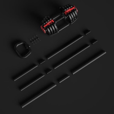 Zestaw Sztangielek SGR18 PRO SET 3W1 41kg Regulowane HMS - Trening w Domu Zestaw Sztangielek SGR18 PRO SET 3W1 41kg Regulowane HMS - Trening w Domu