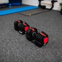 Zestaw Sztangielek SGR18 PRO SET 3W1 41kg Regulowane HMS - Trening w Domu