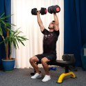 Zestaw Sztangielek SGR18 PRO SET 3W1 41kg Regulowane HMS - Trening w Domu