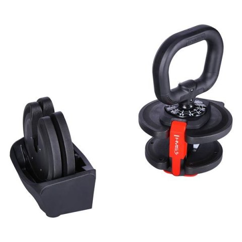 Zestaw Sztangielek SGR18 PRO SET 3W1 41kg Regulowane HMS - Trening w Domu Zestaw Sztangielek SGR18 PRO SET 3W1 41kg Regulowane HMS - Trening w Domu