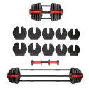 SGR40 PRO SET 2W1 - Regulowane Sztangielki Zestaw 43,5 KG HMS