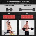 SGR40 PRO SET 2W1 - Regulowane Sztangielki Zestaw 43,5 KG HMS