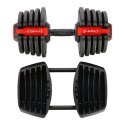 SGR40 PRO SET 2W1 - Regulowane Sztangielki Zestaw 43,5 KG HMS