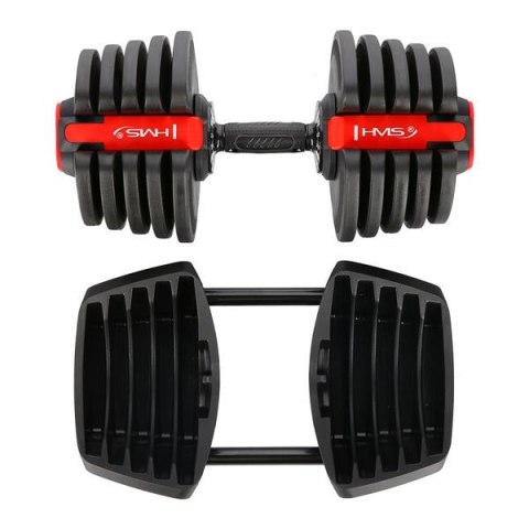 SGR40 PRO SET 2W1 - Regulowane Sztangielki Zestaw 43,5 KG HMS SGR40 PRO SET 2W1 - Regulowane Sztangielki Zestaw 43,5 KG HMS