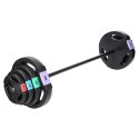 SGSP60 Zestaw sztanga + sztangielki kompozytowe 62 kg HMS