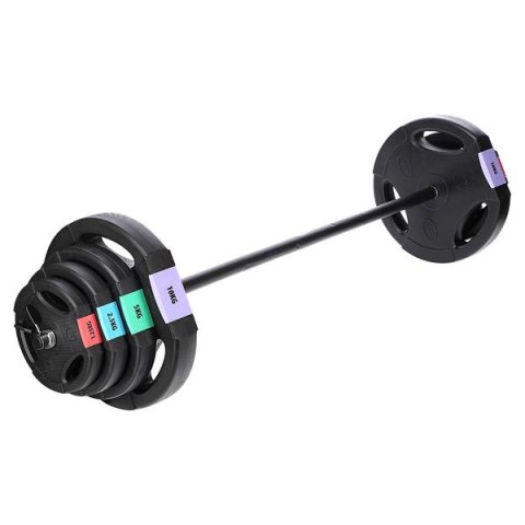 SGSP60 Zestaw sztanga + sztangielki kompozytowe 62 kg HMS SGSP60 Zestaw sztanga + sztangielki kompozytowe 62 kg HMS