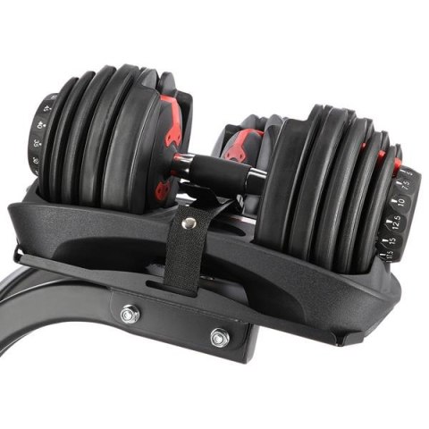 SR52+STR10 Zestaw hantli regulowanych 2×23,8 kg + stojak HMS Premium SR52+STR10 Zestaw hantli regulowanych 2×23,8 kg + stojak HMS Premium