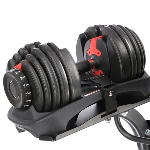 SR52+STR10 Zestaw hantli regulowanych 2×23,8 kg + stojak HMS Premium SR52+STR10 Zestaw hantli regulowanych 2×23,8 kg + stojak HMS Premium