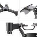 SR80+STR10 Zestaw hantli regulowanych 2×37,4 kg + stojak HMS Premium