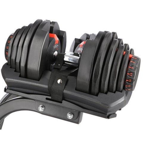 SR80+STR10 Zestaw hantli regulowanych 2×37,4 kg + stojak HMS Premium SR80+STR10 Zestaw hantli regulowanych 2×37,4 kg + stojak HMS Premium