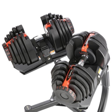 SR80+STR10 Zestaw hantli regulowanych 2×37,4 kg + stojak HMS Premium SR80+STR10 Zestaw hantli regulowanych 2×37,4 kg + stojak HMS Premium