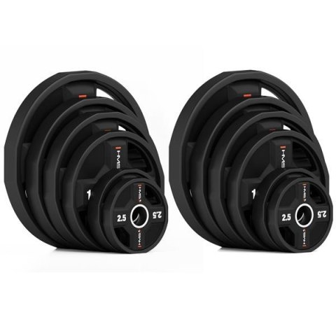 TPC SET ZESTAW TALERZY OLIMPIJSKICH POLIURETANOWYCH 2 x 2.5 - 25 KG CPU (155 KG) HMS TPC SET ZESTAW TALERZY OLIMPIJSKICH POLIURETANOWYCH 2 x 2.5 - 25 KG CPU (155 KG) HMS