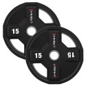 TPC SET ZESTAW TALERZY OLIMPIJSKICH POLIURETANOWYCH 2 x 2.5 - 25 KG CPU (155 KG) HMS