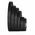 TPC20 Talerz olimpijski poliuretanowy 20 kg HMS czarny precyzyjny