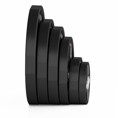 TPC20 Talerz olimpijski poliuretanowy 20 kg HMS czarny precyzyjny TPC20 Talerz olimpijski poliuretanowy 20 kg HMS czarny precyzyjny