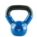 KNV04 Kettlebell żeliwny 4 kg winylowany HMS niebiesko-czarny