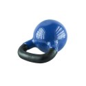 KNV04 Kettlebell żeliwny 4 kg winylowany HMS niebiesko-czarny