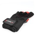 RST01 Rękawice treningowe XL HMS black/red siłownia skóra z ściągaczem