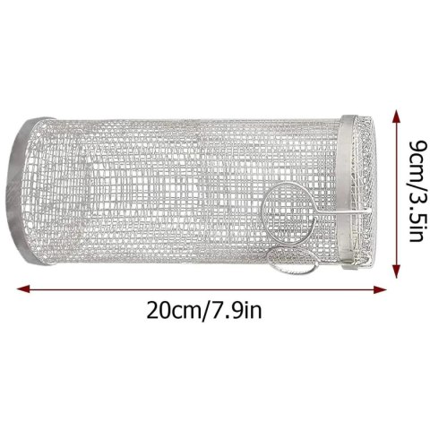 KOSZYK DO GRILLOWANIA WARZYW 9x9x20CM