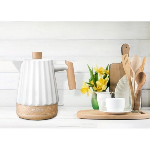 Czajnik elektryczny ceramiczny RK0090 CONCEPT biały Czajnik elektryczny ceramiczny RK0090 CONCEPT biały