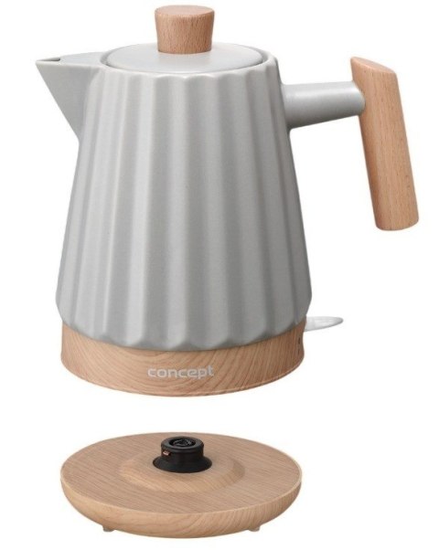 Czajnik elektryczny ceramiczny RK0091 CONCEPT szary Czajnik elektryczny ceramiczny RK0091 CONCEPT szary