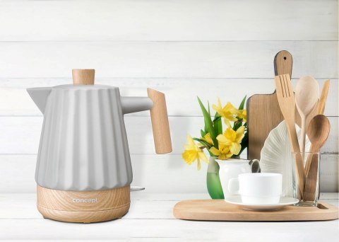 Czajnik elektryczny ceramiczny RK0091 CONCEPT szary Czajnik elektryczny ceramiczny RK0091 CONCEPT szary