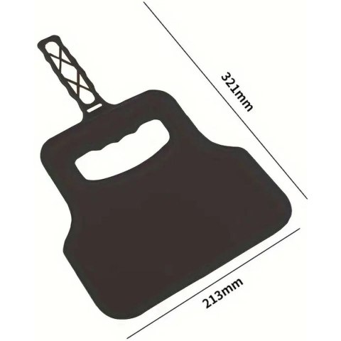 DMUCHAWA DO ROZPALANIA GRILLA KOMINKA OGNISKA RĘCZNA - CZARNY