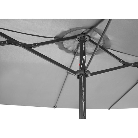 PARASOL OGRODOWY XXXL 2.7x4.6M SZARY SASKA GARDEN PARASOL OGRODOWY XXXL 2.7x4.6M SZARY SASKA GARDEN