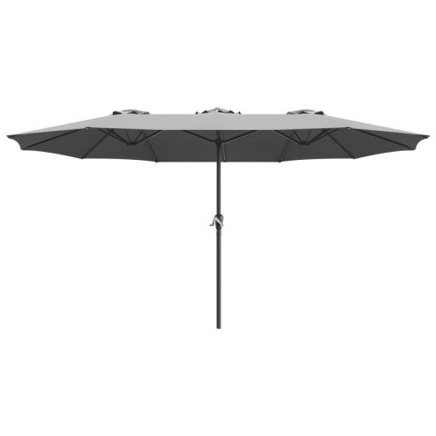 PARASOL OGRODOWY XXXL 2.7x4.6M SZARY SASKA GARDEN PARASOL OGRODOWY XXXL 2.7x4.6M SZARY SASKA GARDEN