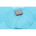 PARASOL OGRODOWY Z OŚWIETLENIEM ŻARÓWKI LED 270CM TURKUSOWY
